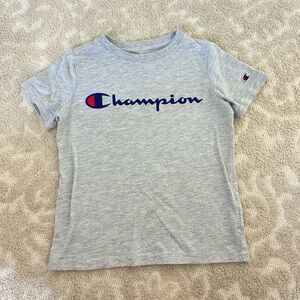 Champion boy gray shirt 5 athletic short sleeve